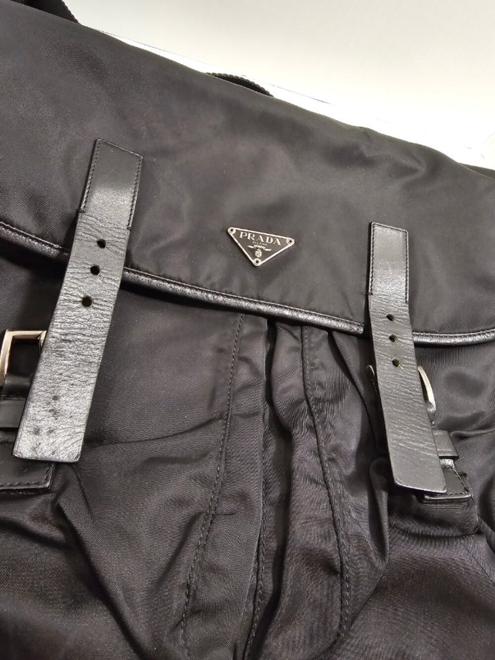 Authentic Prada BT0171 Vela Sport Nylon Messenger Bag – Nero (Black) - Picture 11 of 16